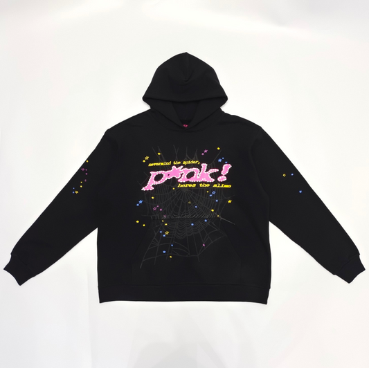 black sp5der hoodie 1:1 print heavy material (BULK READY)